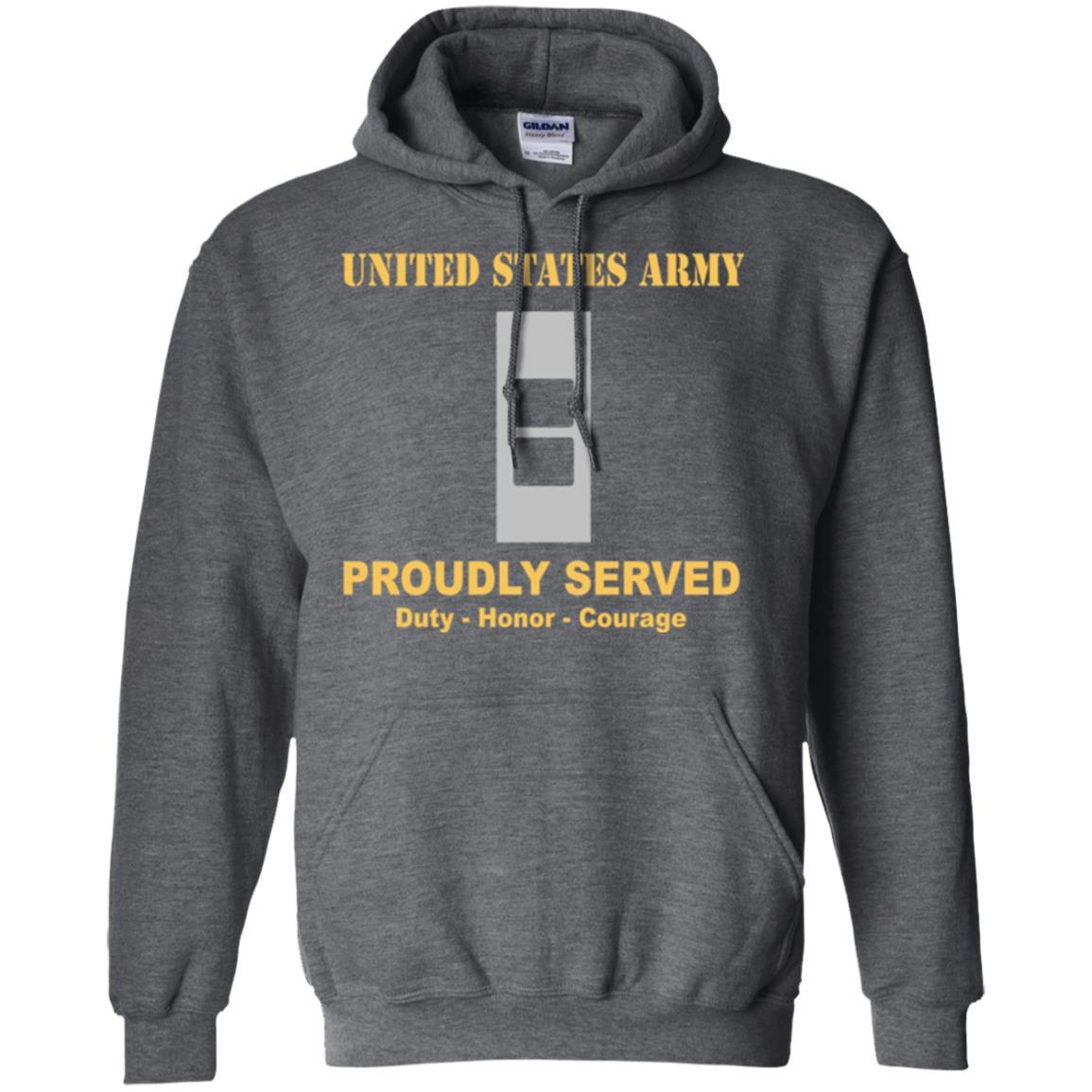 US Army W-2 Chief Warrant Officer 2 W2 CW2 Warrant Officer Ranks Men Front Shirt US Army Rank-TShirt-Army-Veterans Nation