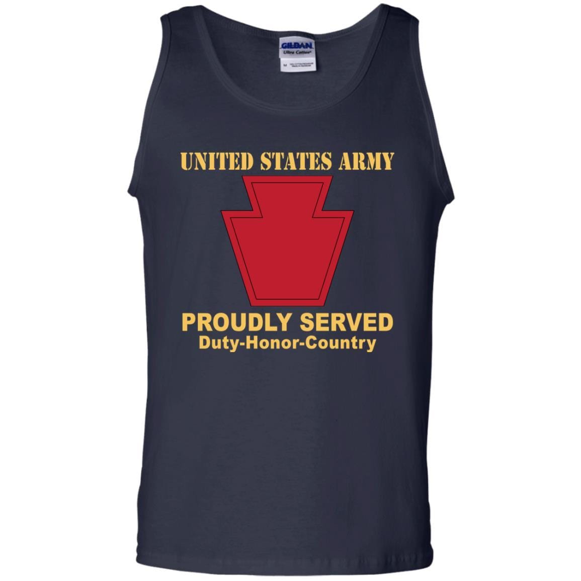 US ARMY 28TH INFANTRY DIVISION - Proudly Served T-Shirt On Front For Men-TShirt-Army-Veterans Nation