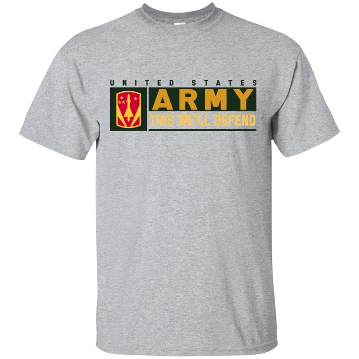 US Army 31ST AIR DEFENSE ARTILLERY BRIGADE- This We'll Defend T-Shirt On Front For Men-TShirt-Army-Veterans Nation