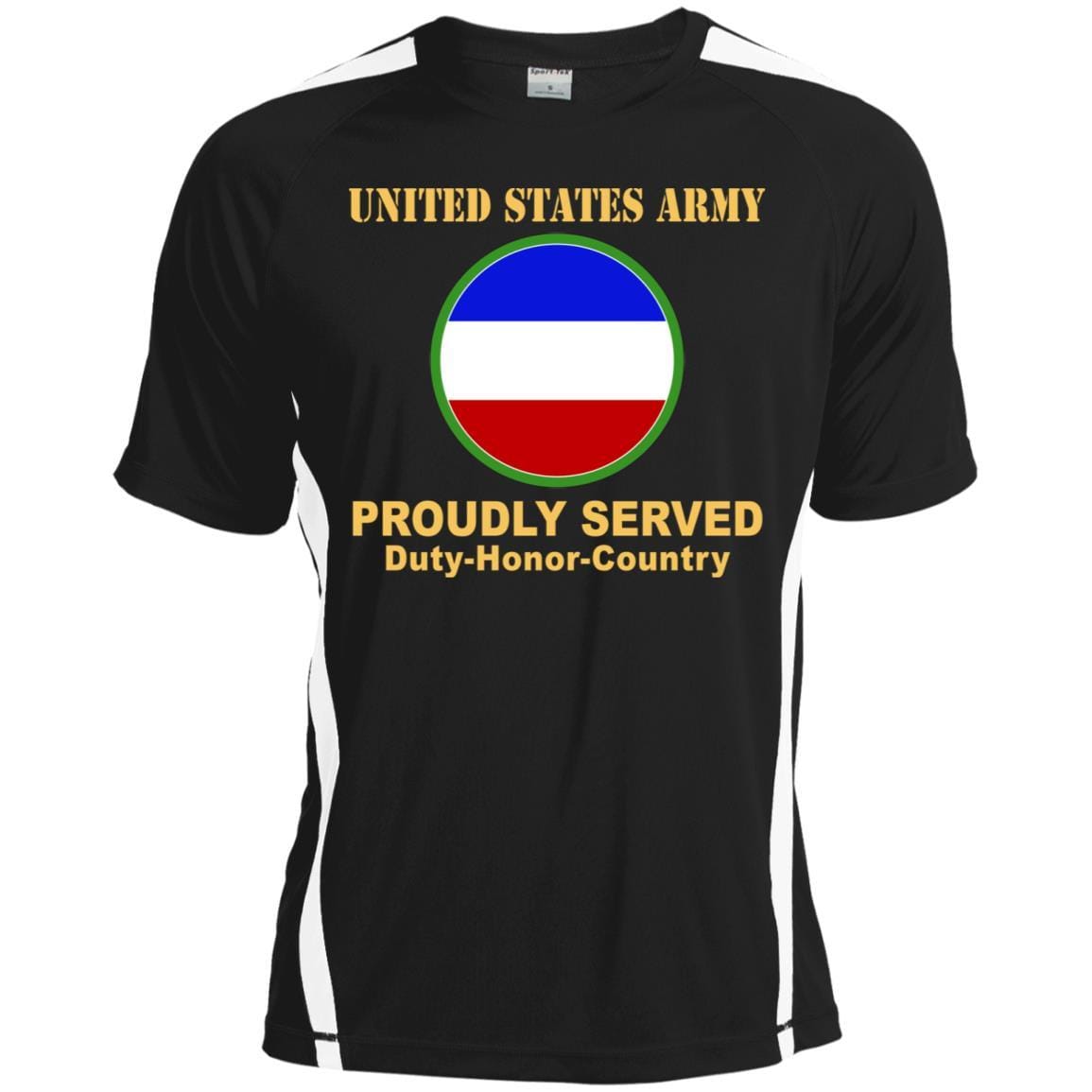 US ARMY CSIB FORCES COMMAND- Proudly Served T-Shirt On Front For Men-TShirt-Army-Veterans Nation
