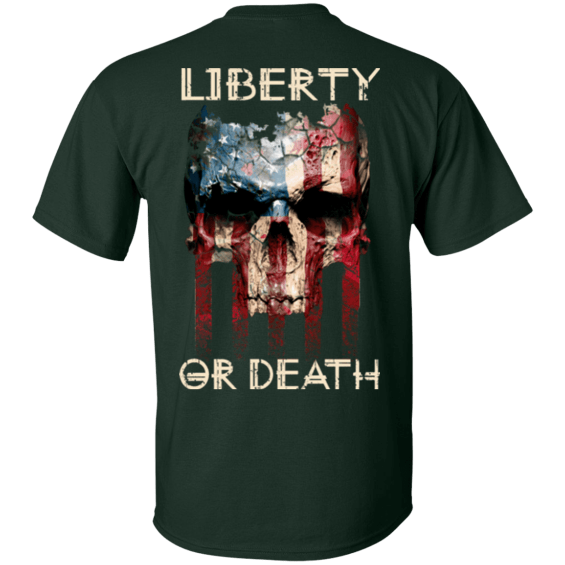 Military T-Shirt "Liberty Or Death"-TShirt-General-Veterans Nation