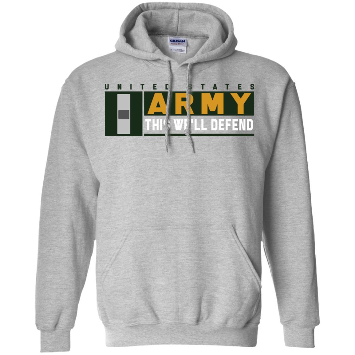 US Army W-1 This We Will Defend Long Sleeve - Pullover Hoodie-TShirt-Army-Veterans Nation