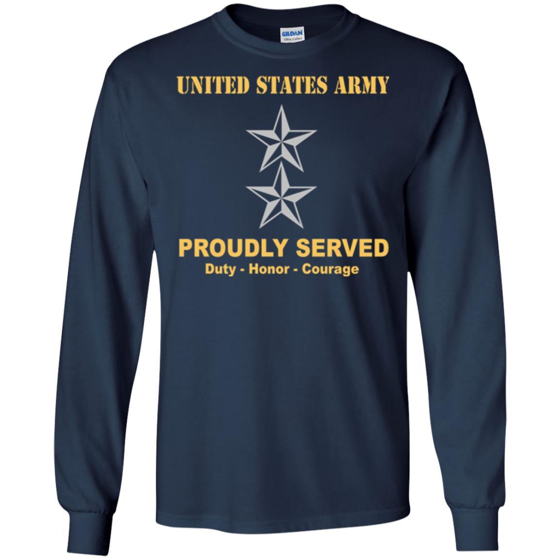 US Army O-8 Major General O8 MG General Officer Ranks Men Front Shirt US Army Rank-TShirt-Army-Veterans Nation