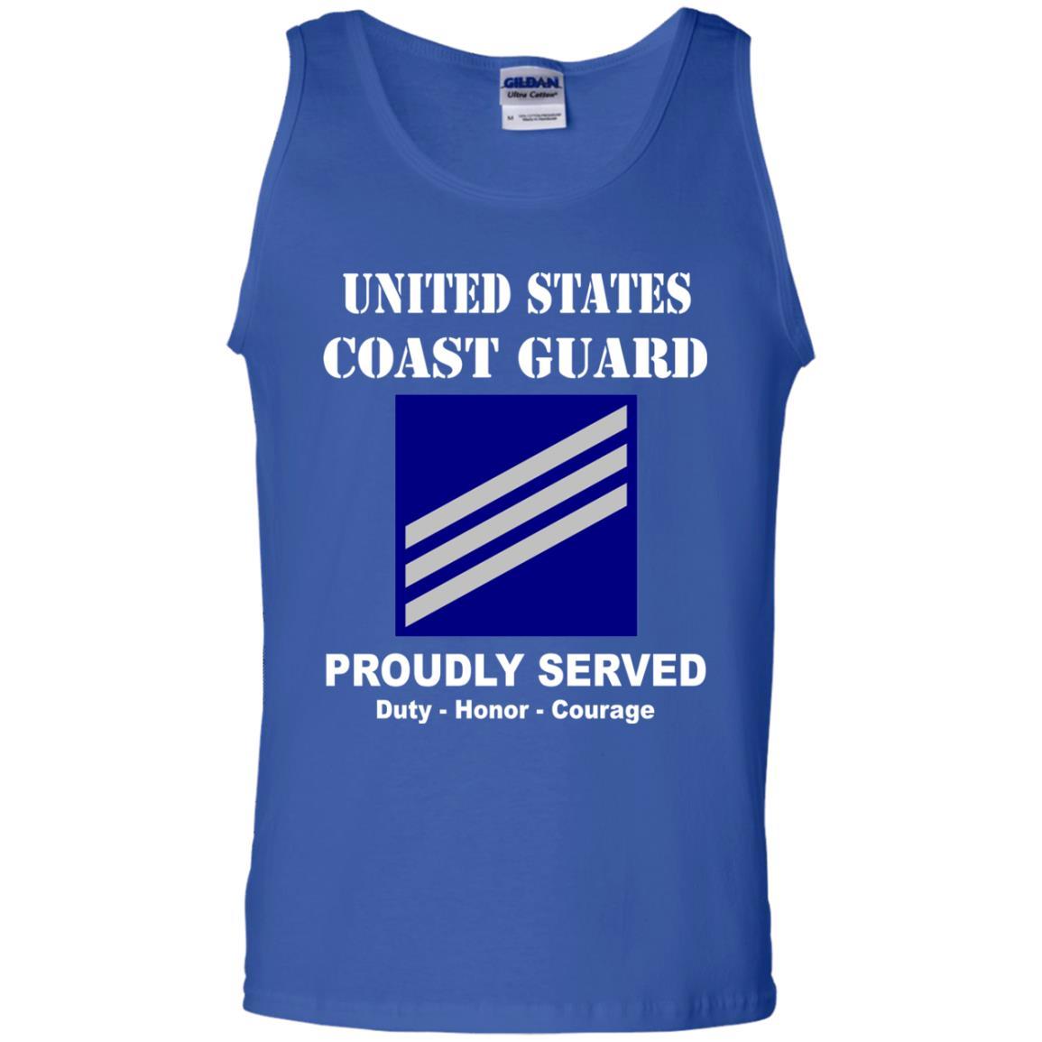 US Coast Guard E-3 Seaman E3 SN Seaman Men Front USCG T Shirt-TShirt-USCG-Veterans Nation