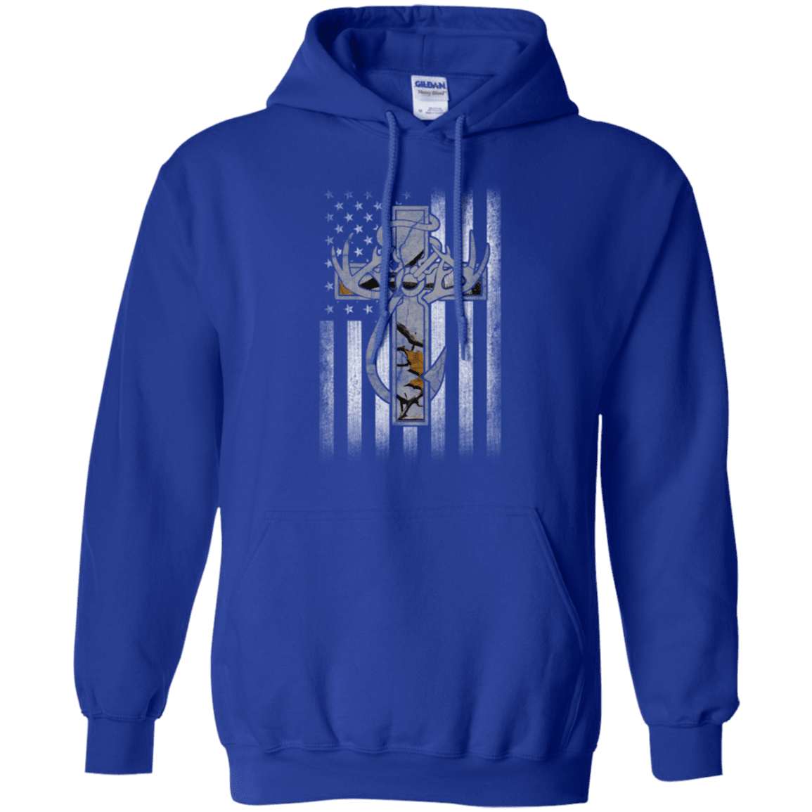 Military T-Shirt "Hunting Faith Flag Veteran"-TShirt-General-Veterans Nation