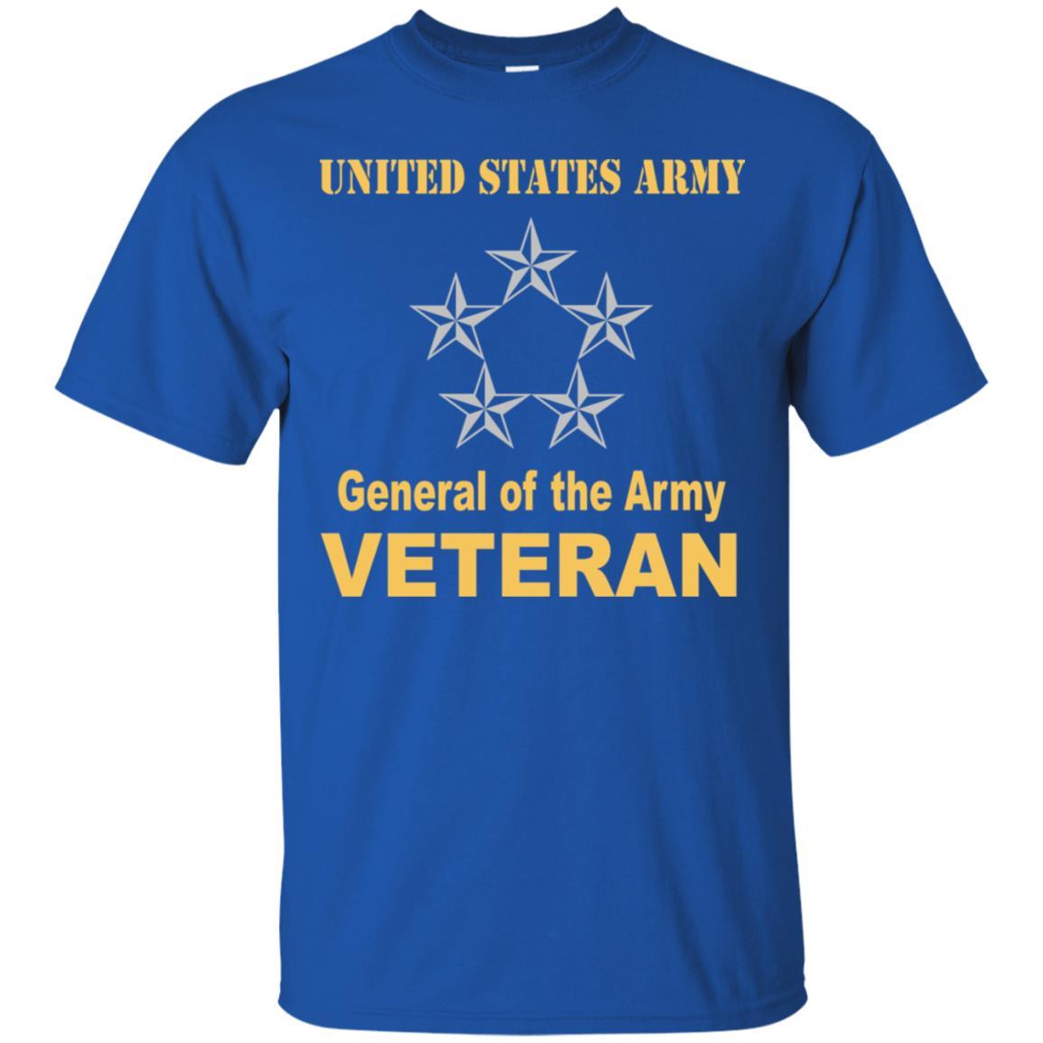 US Army O-10 General of the Army O10 GA General Officer Veteran Men T Shirt On Front-TShirt-Army-Veterans Nation