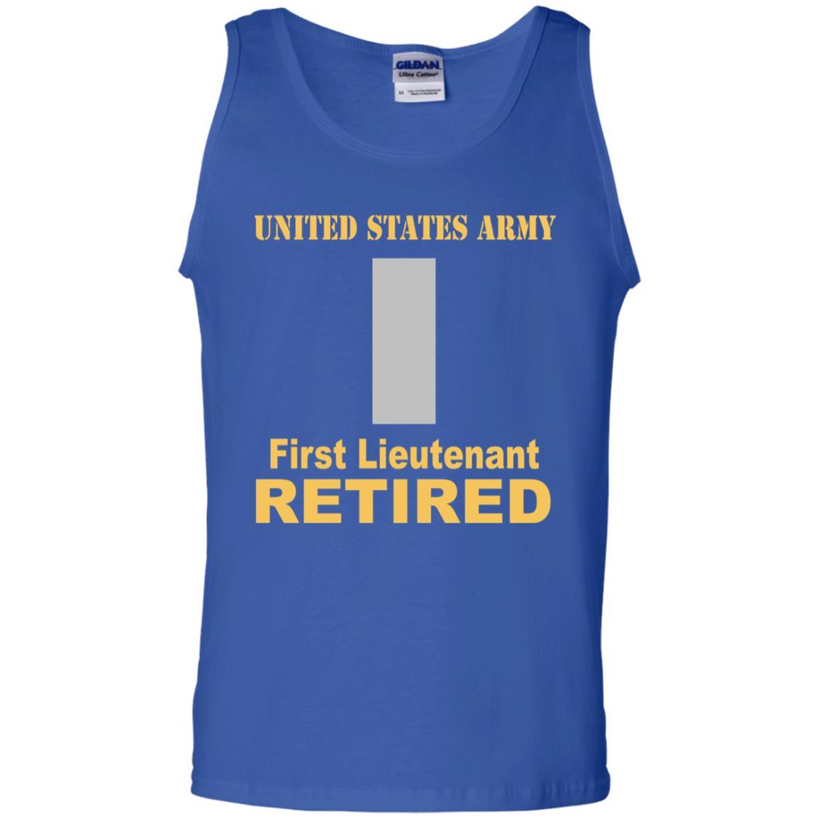 US Army O-2 First Lieutenant O2 1LT Commissioned Officer Retired Men T Shirt On Front-TShirt-Army-Veterans Nation