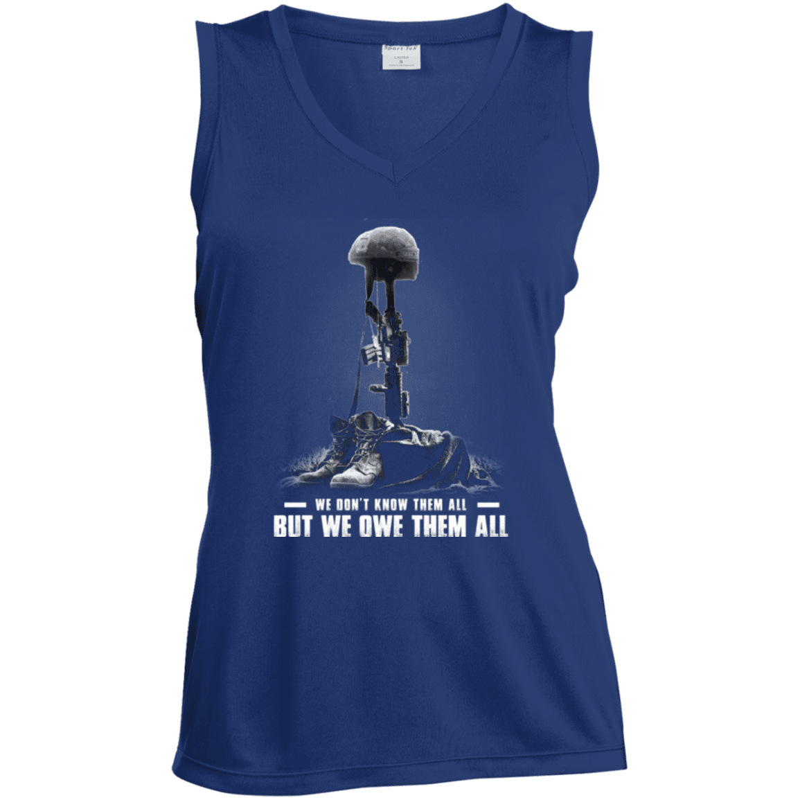 Military T-Shirt "Veteran - We Own Them All - Women" Front-TShirt-General-Veterans Nation