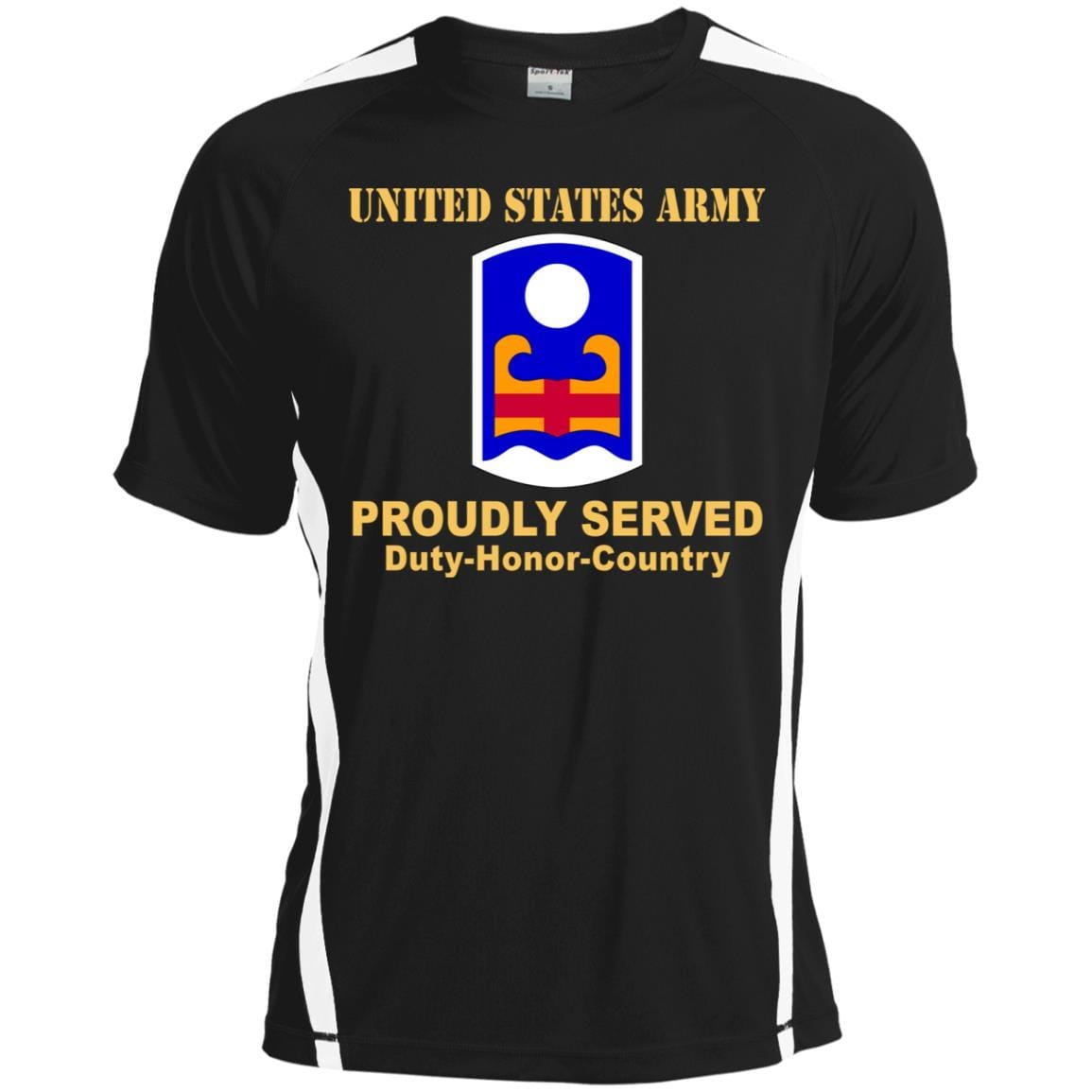 US ARMY 92 INFANTRY BRIGADE - Proudly Served T-Shirt On Front For Men-TShirt-Army-Veterans Nation
