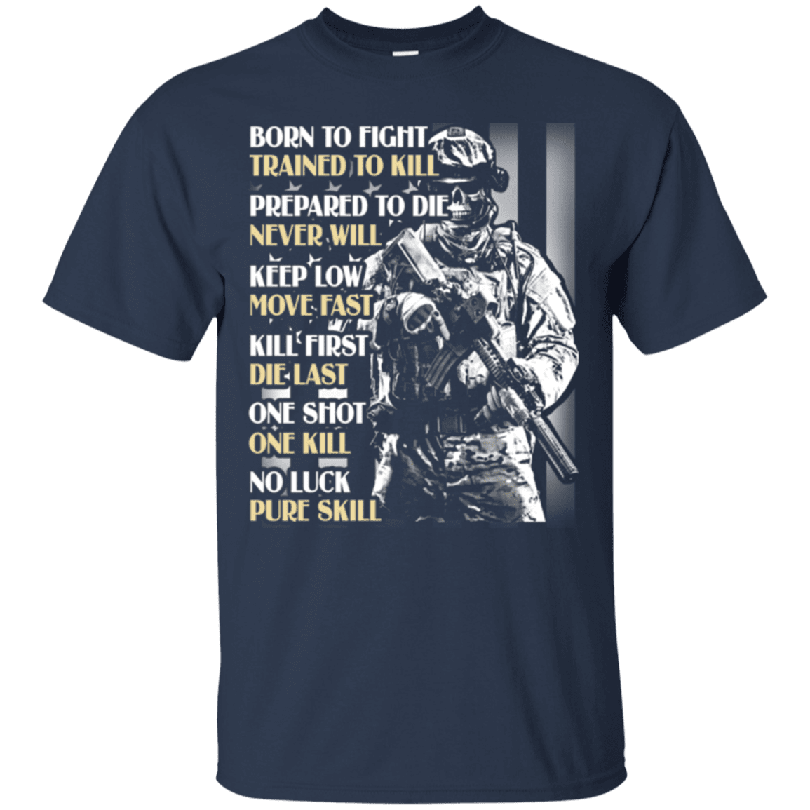 Military T-Shirt "Veteran Skill"-TShirt-General-Veterans Nation