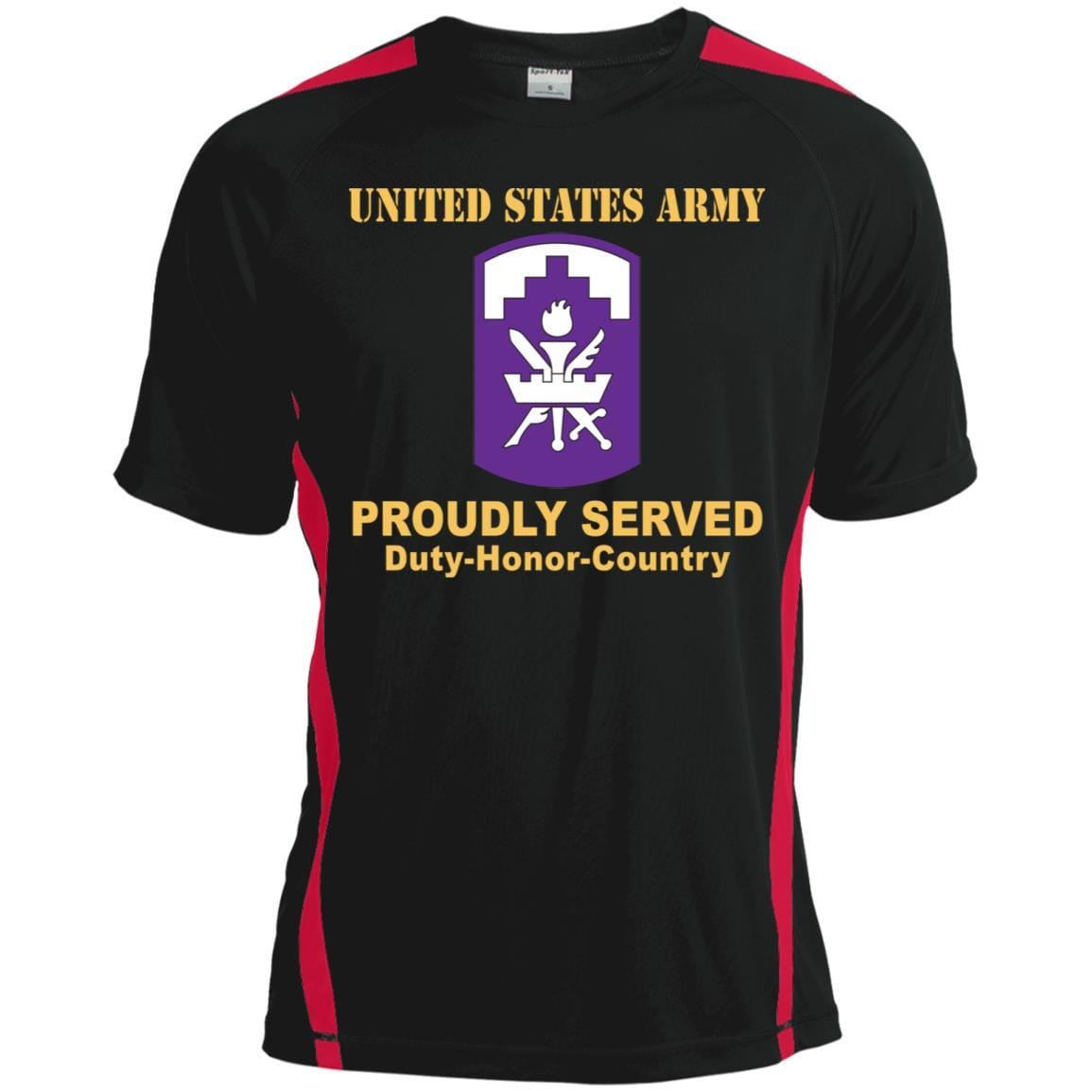 US ARMY 353 CIVIL AFFAIRS COMMAND- Proudly Served T-Shirt On Front For Men-TShirt-Army-Veterans Nation