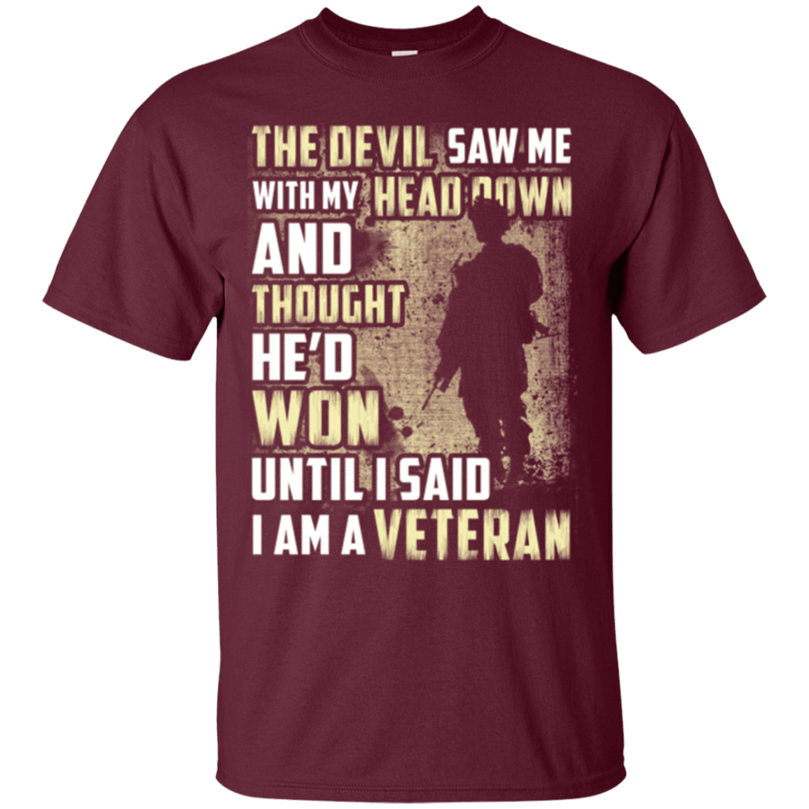 Military T-Shirt "I Am A Veteran"-TShirt-General-Veterans Nation