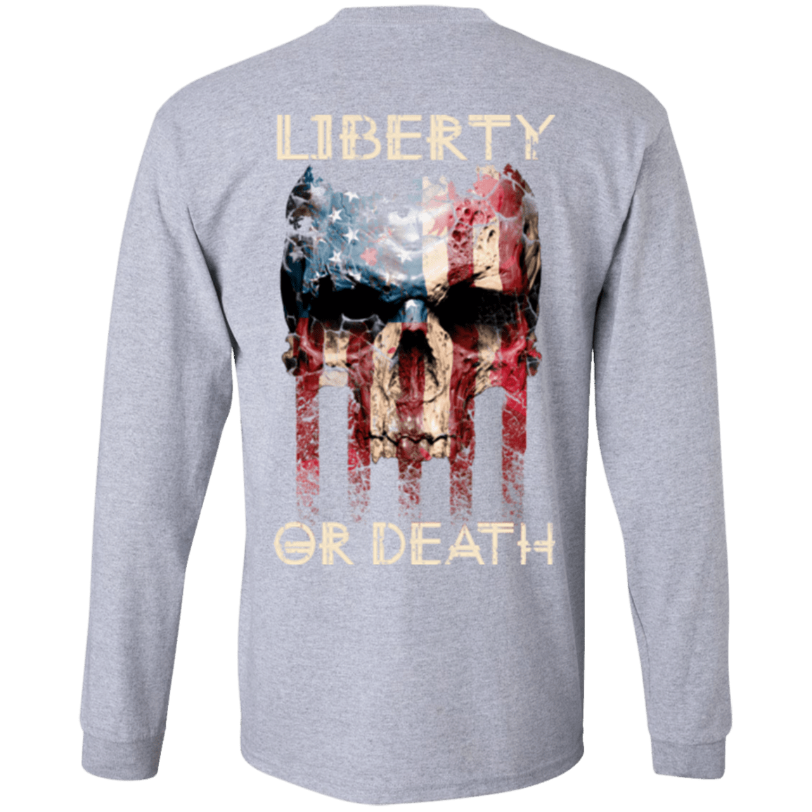 Military T-Shirt "Liberty Or Death"-TShirt-General-Veterans Nation