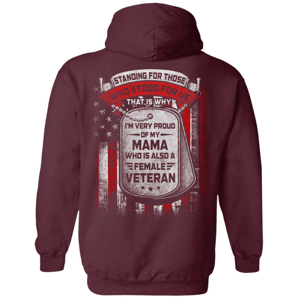 Military T-Shirt "Standing For Those Who Stood Back"-TShirt-General-Veterans Nation