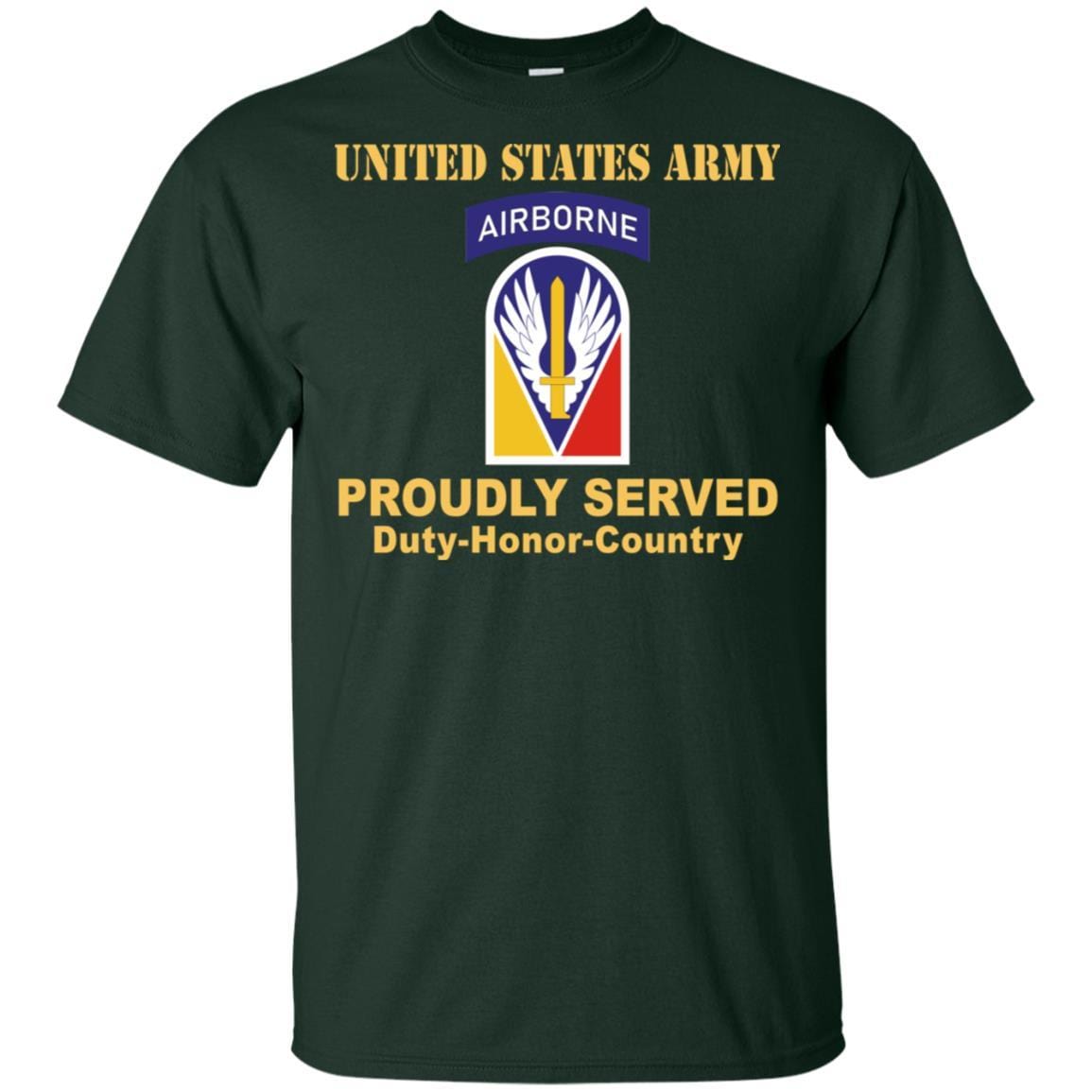 US ARMY CSIB JOINT READINESS TRAINING CENTER- Proudly Served T-Shirt On Front For Men-TShirt-Army-Veterans Nation