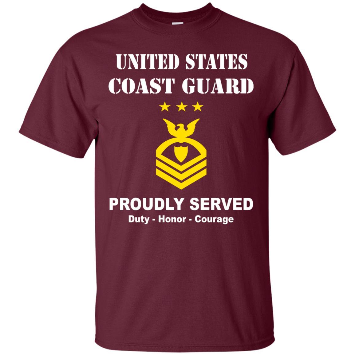 US Coast Guard E-9 Master Chief Petty Officer Of The Coast Guard E9 MCPOC Chief Petty Officer (Special) Men Front USCG T Shirt-TShirt-USCG-Veterans Nation