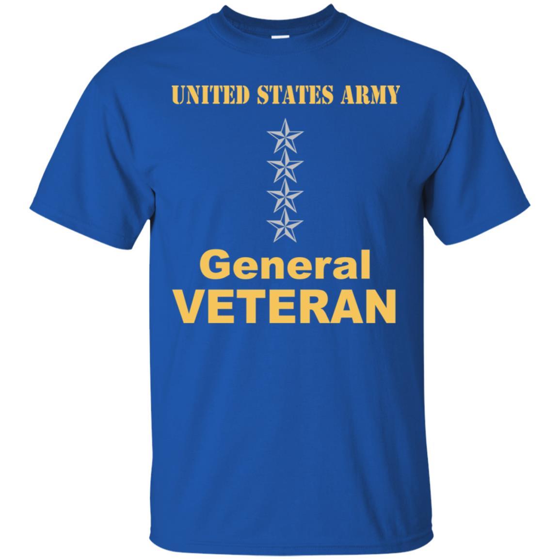 US Army O-10 General O10 GEN General Officer Veteran Men T Shirt On Front-TShirt-Army-Veterans Nation