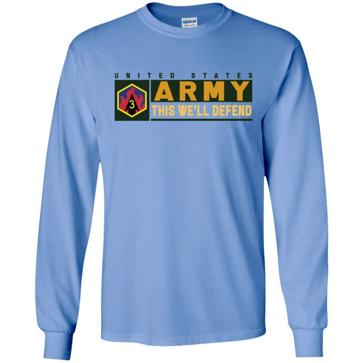 US Army 3RD CHEMICAL BRIGADE- This We'll Defend T-Shirt On Front For Men-TShirt-Army-Veterans Nation