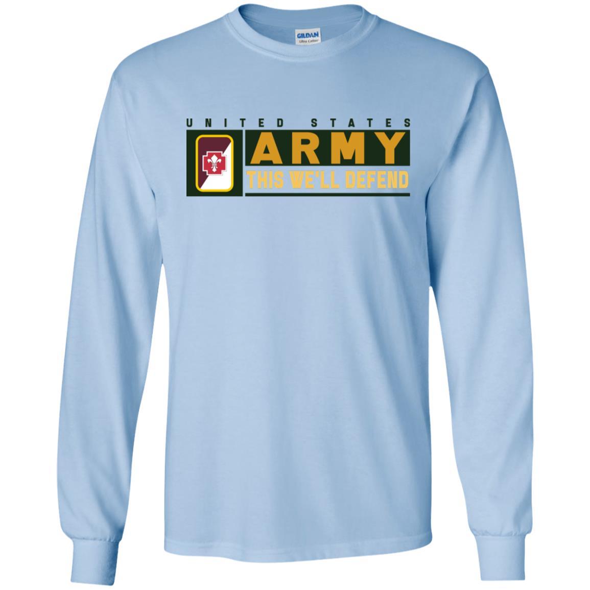 US Army 62ND MEDICAL BRIGADE CSIB- This We'll Defend T-Shirt On Front For Men-TShirt-Army-Veterans Nation