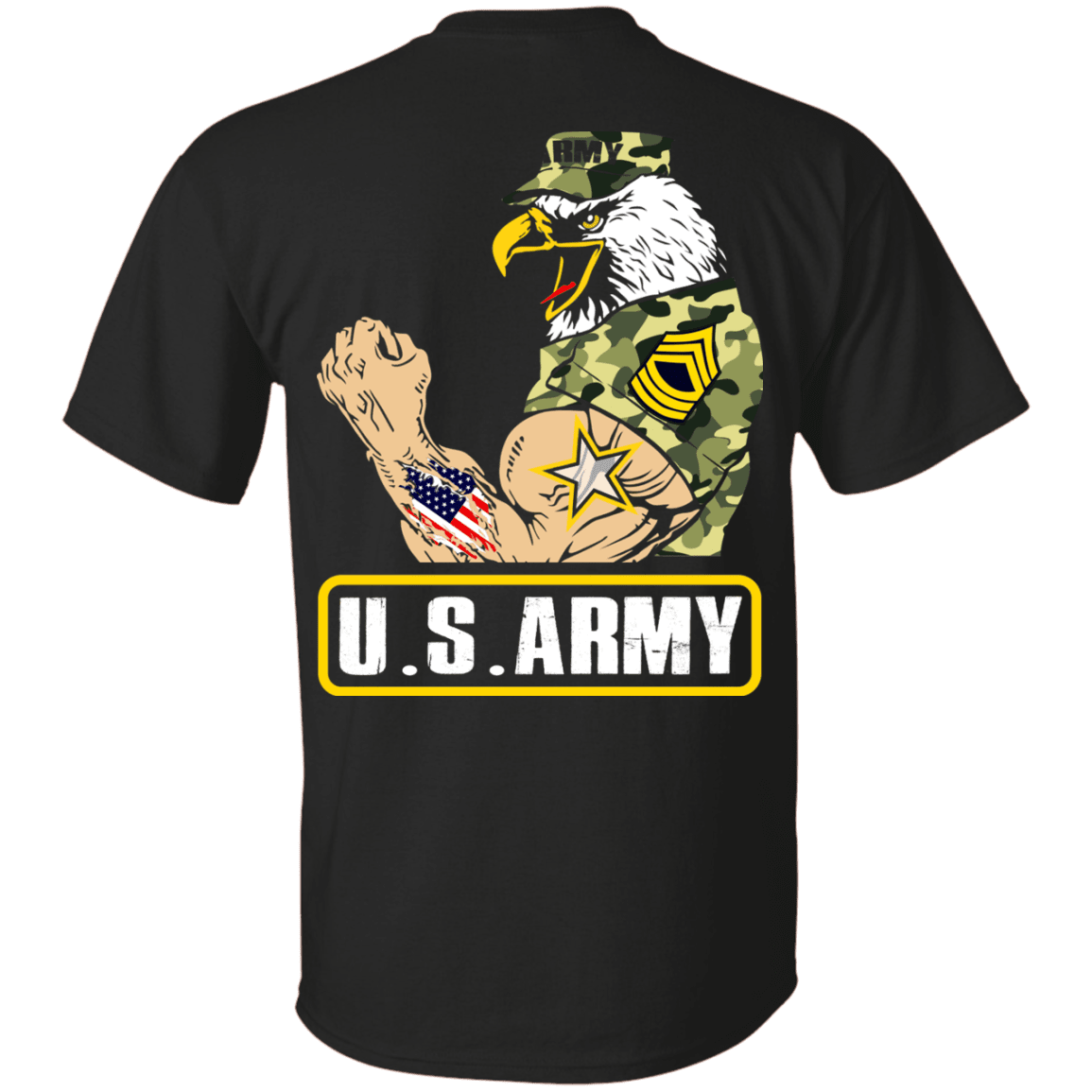 US Army Strong Back T Shirts-TShirt-Army-Veterans Nation