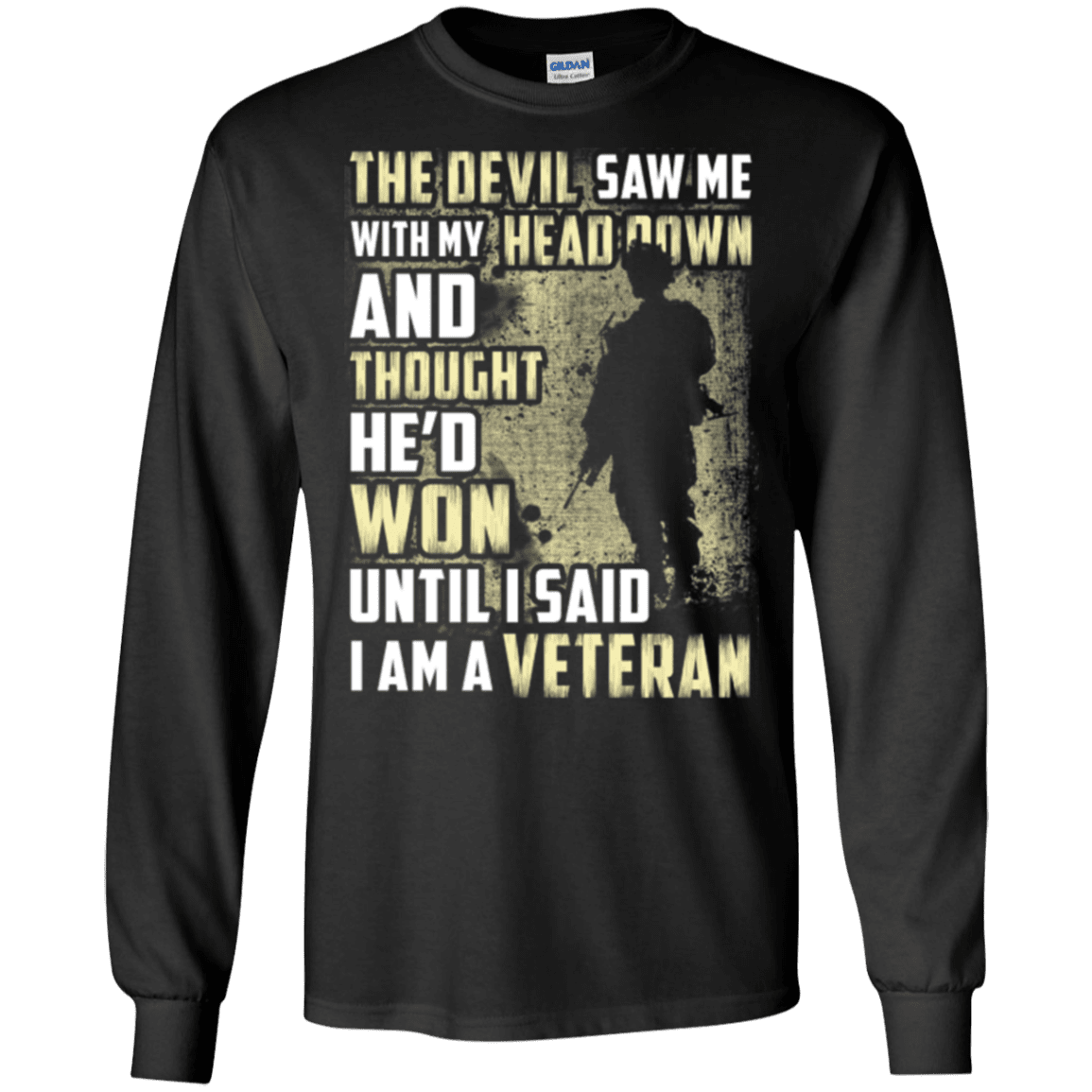 Military T-Shirt "I Am A Veteran"-TShirt-General-Veterans Nation