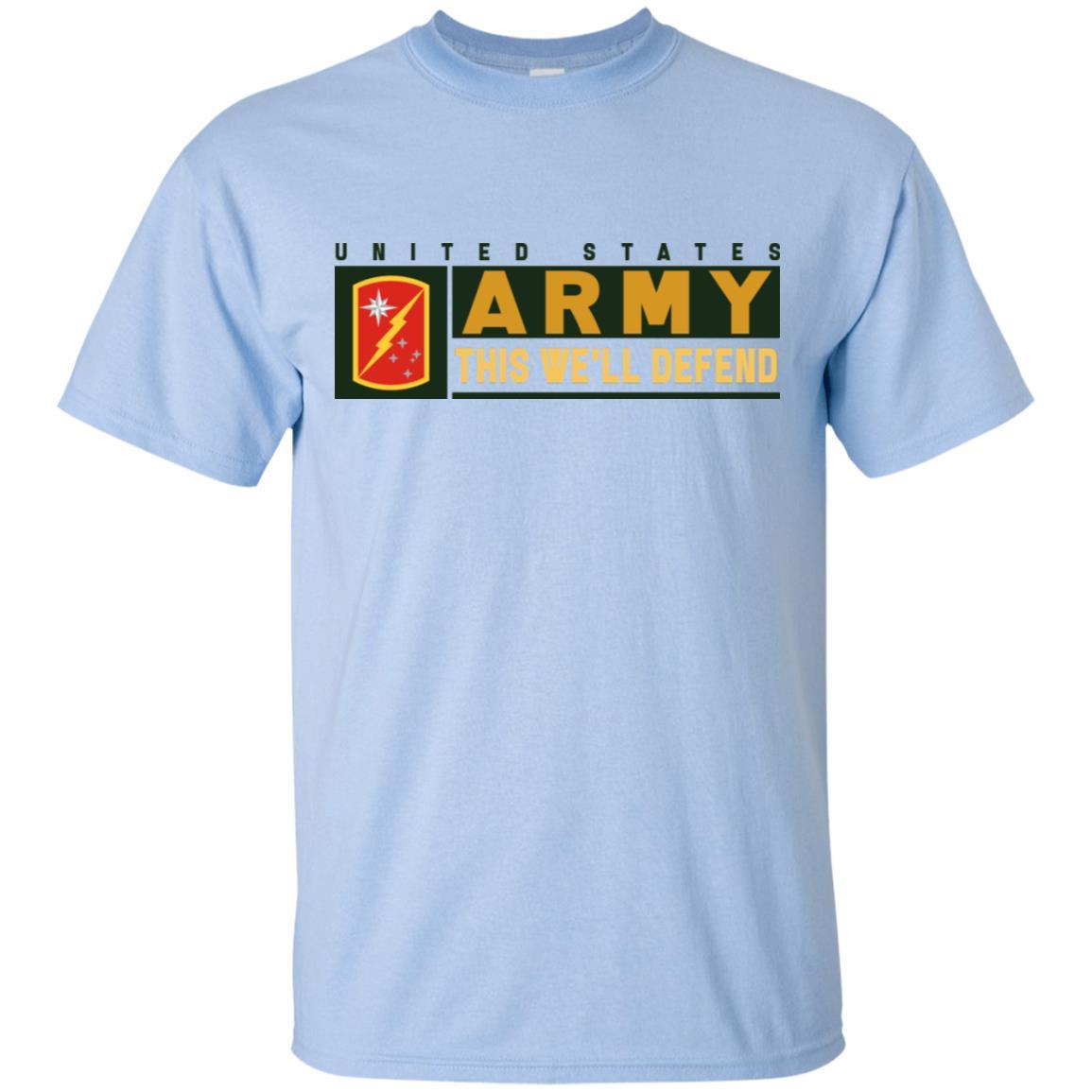 US Army 45TH SUSTAINMENT BRIGADE- This We'll Defend T-Shirt On Front For Men-TShirt-Army-Veterans Nation