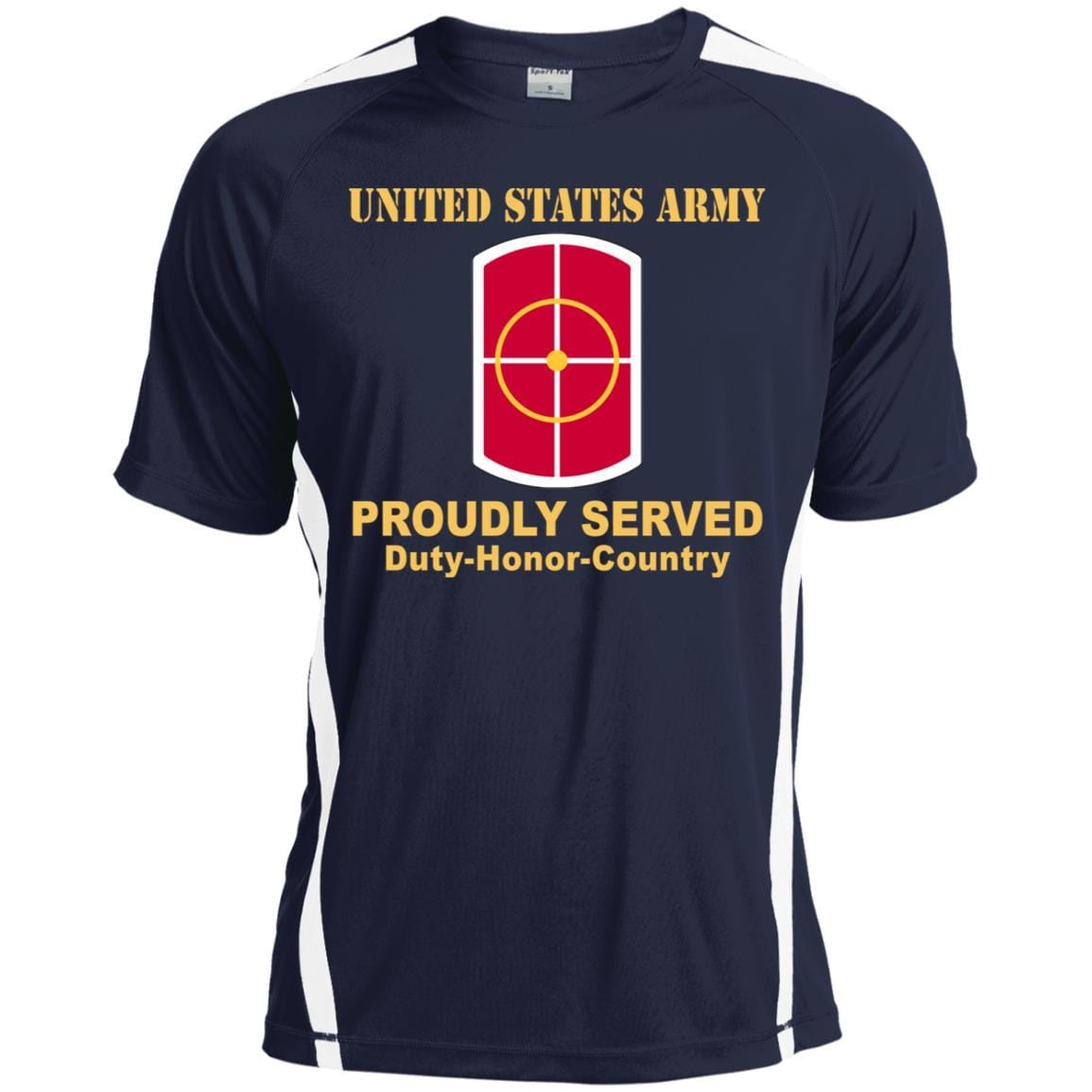 US ARMY 420TH ENGINEER BRIGADE- Proudly Served T-Shirt On Front For Men-TShirt-Army-Veterans Nation