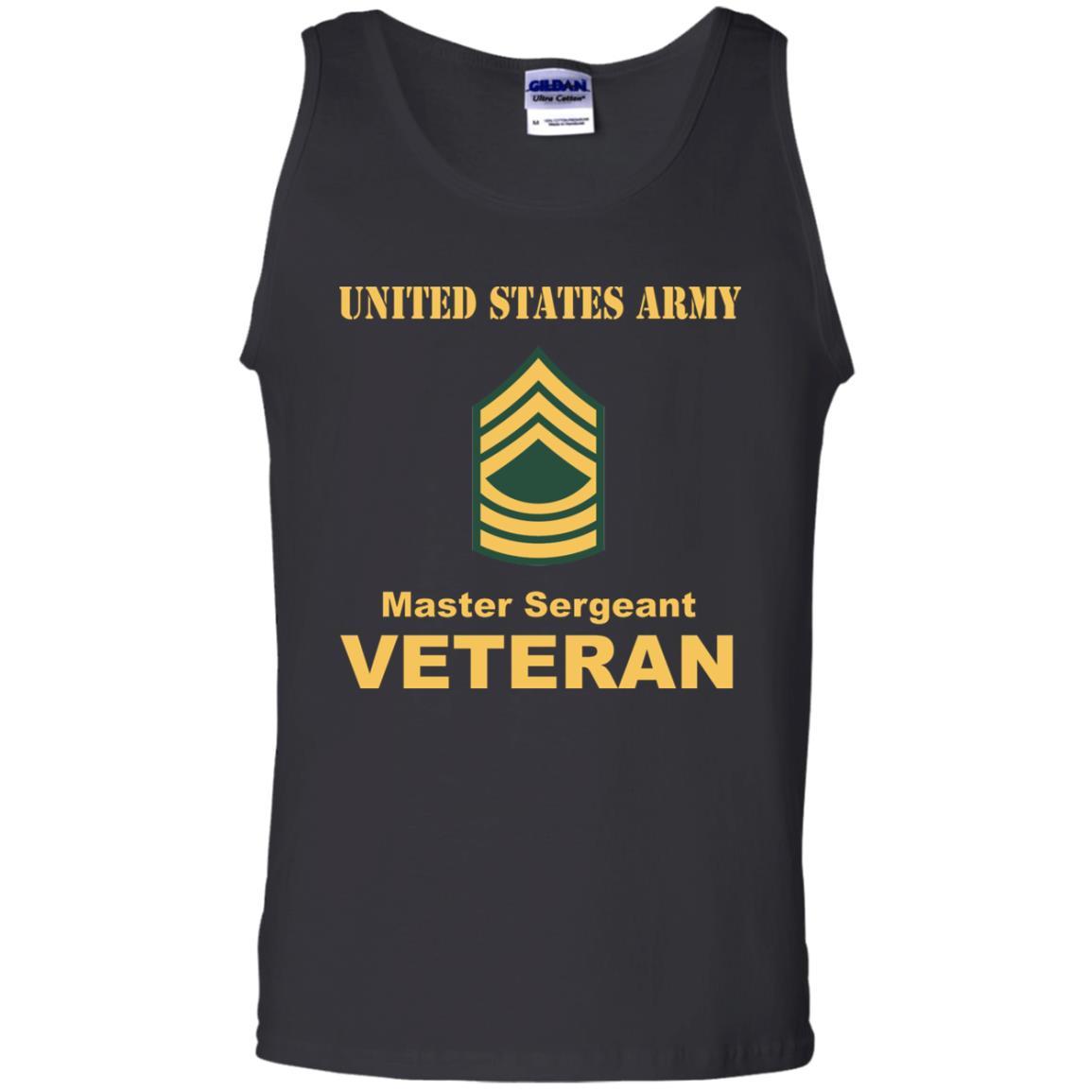US Army E-8 Master Sergeant E8 MSG Noncommissioned Officer Veteran Men T Shirt On Front-TShirt-Army-Veterans Nation