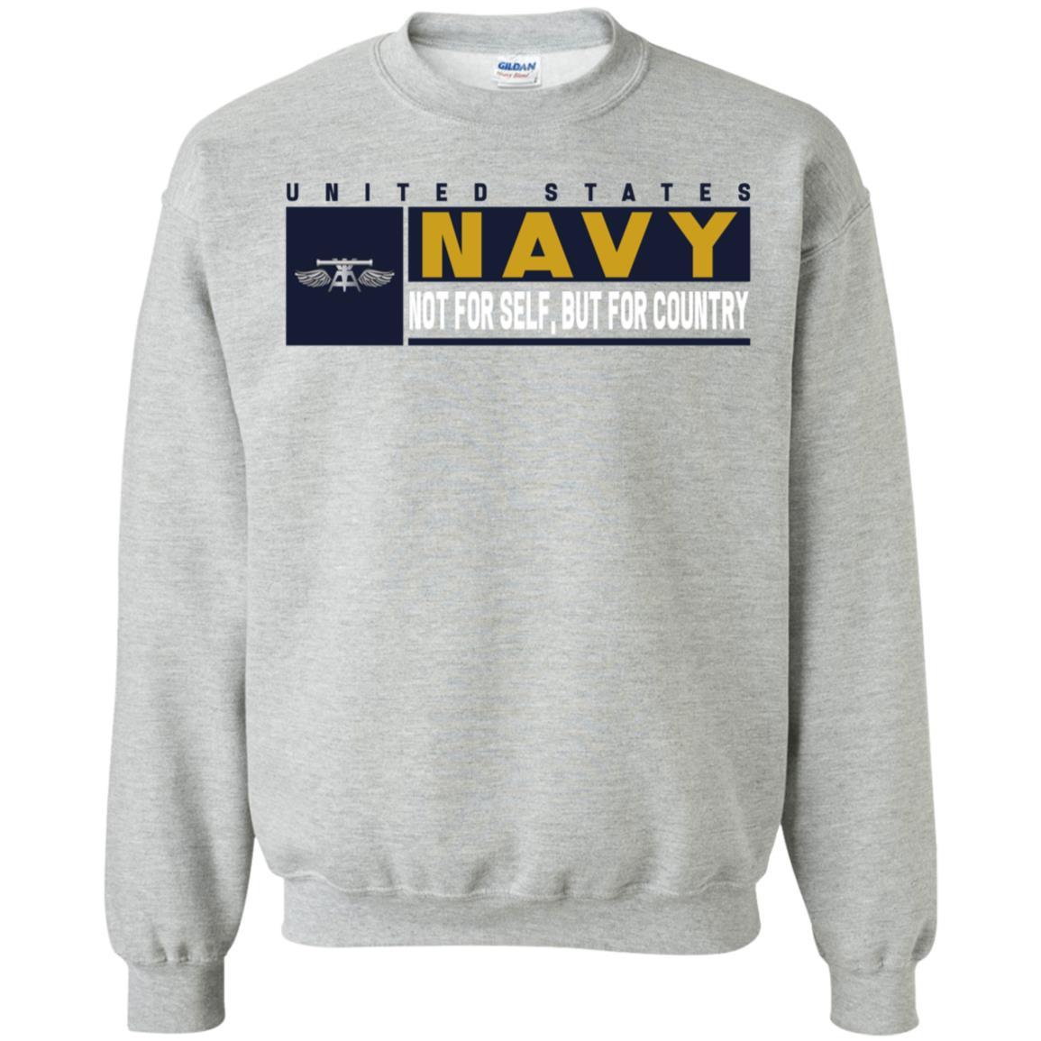 Navy Aviation Fire Control Tech Navy AQ- Not for self Long Sleeve - Pullover Hoodie-TShirt-Navy-Veterans Nation