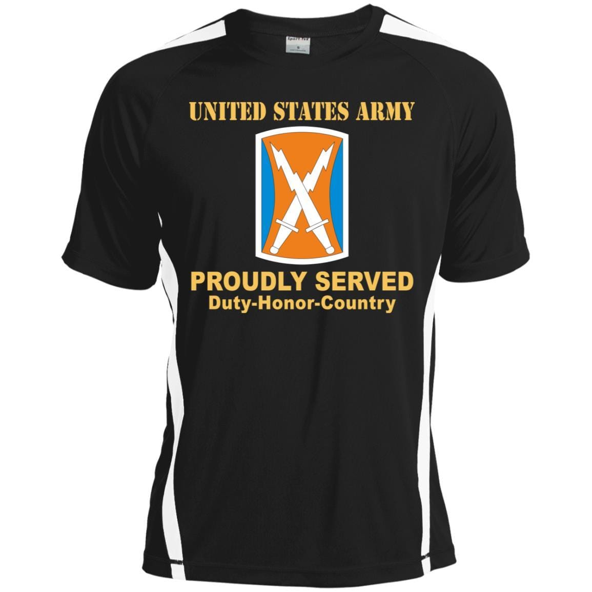 US ARMY 106TH SIGNAL BRIGADE- Proudly Served T-Shirt On Front For Men-TShirt-Army-Veterans Nation
