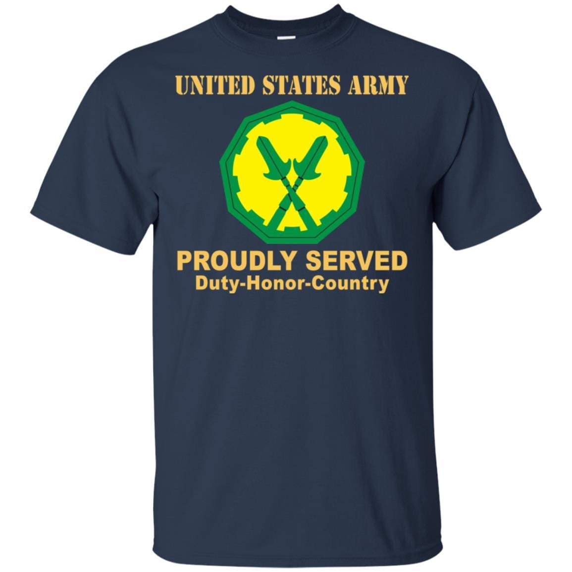 US ARMY 290TH MILITARY POLICE BRIGADE- Proudly Served T-Shirt On Front For Men-TShirt-Army-Veterans Nation
