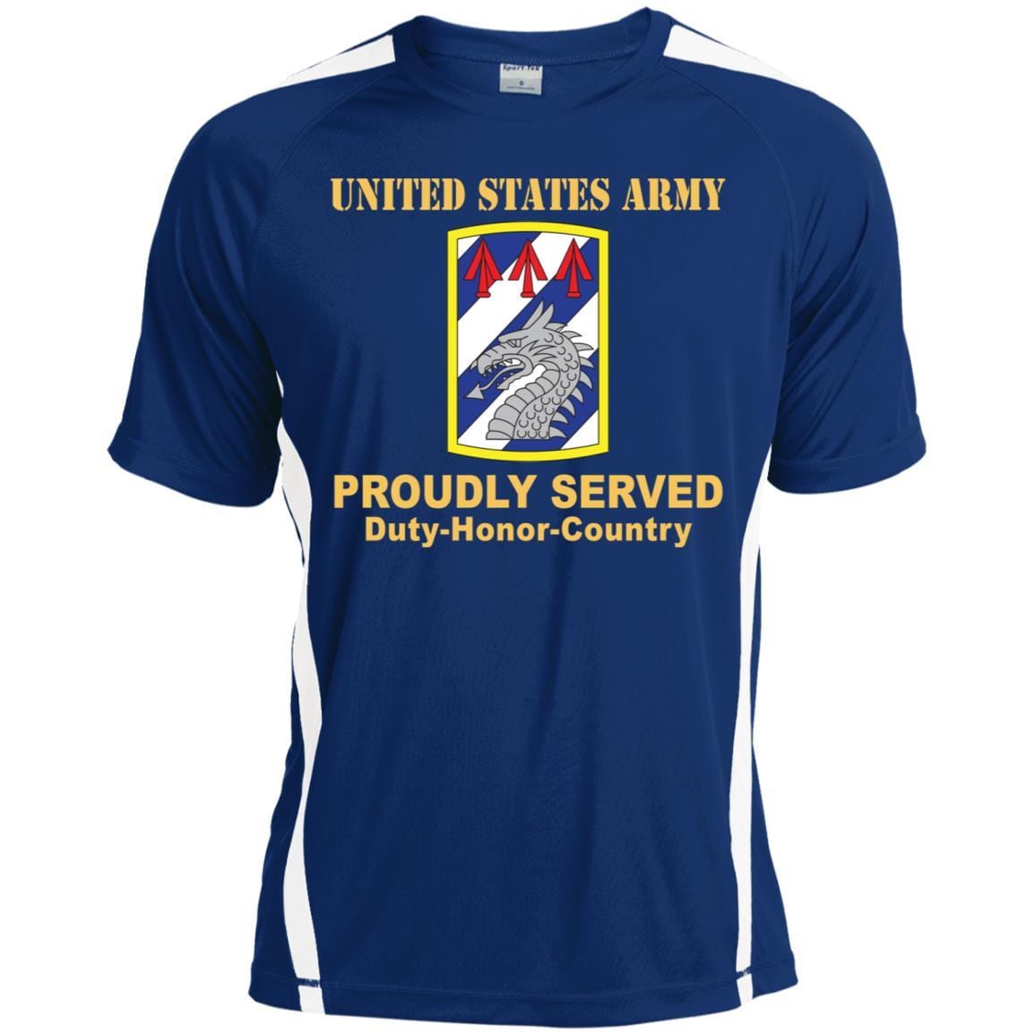 US ARMY 3RD SUSTAINMENT BRIGADE- Proudly Served T-Shirt On Front For Men-TShirt-Army-Veterans Nation