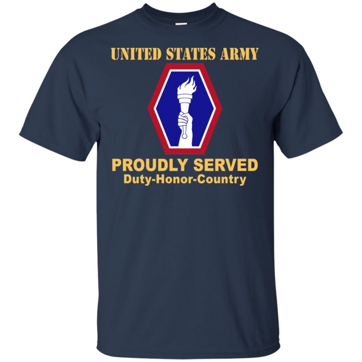 US ARMY 442 INFANTRY REGIMENT- Proudly Served T-Shirt On Front For Men-TShirt-Army-Veterans Nation