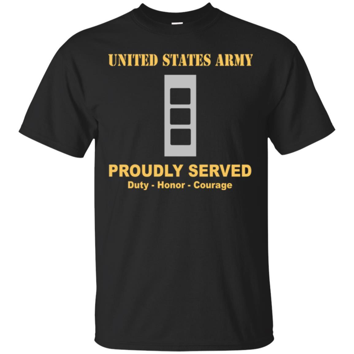 US Army W-3 Chief Warrant Officer 3 W3 CW3 Warrant Officer Ranks Men Front Shirt US Army Rank-TShirt-Army-Veterans Nation