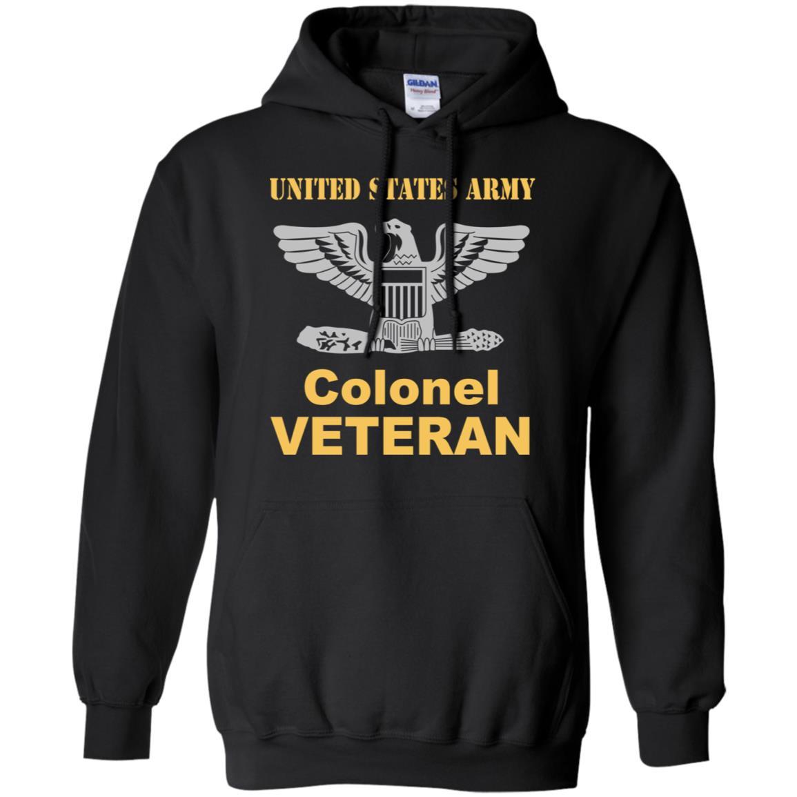 US Army O-6 Colonel O6 COL Field Officer Veteran Men T Shirt On Front-TShirt-Army-Veterans Nation