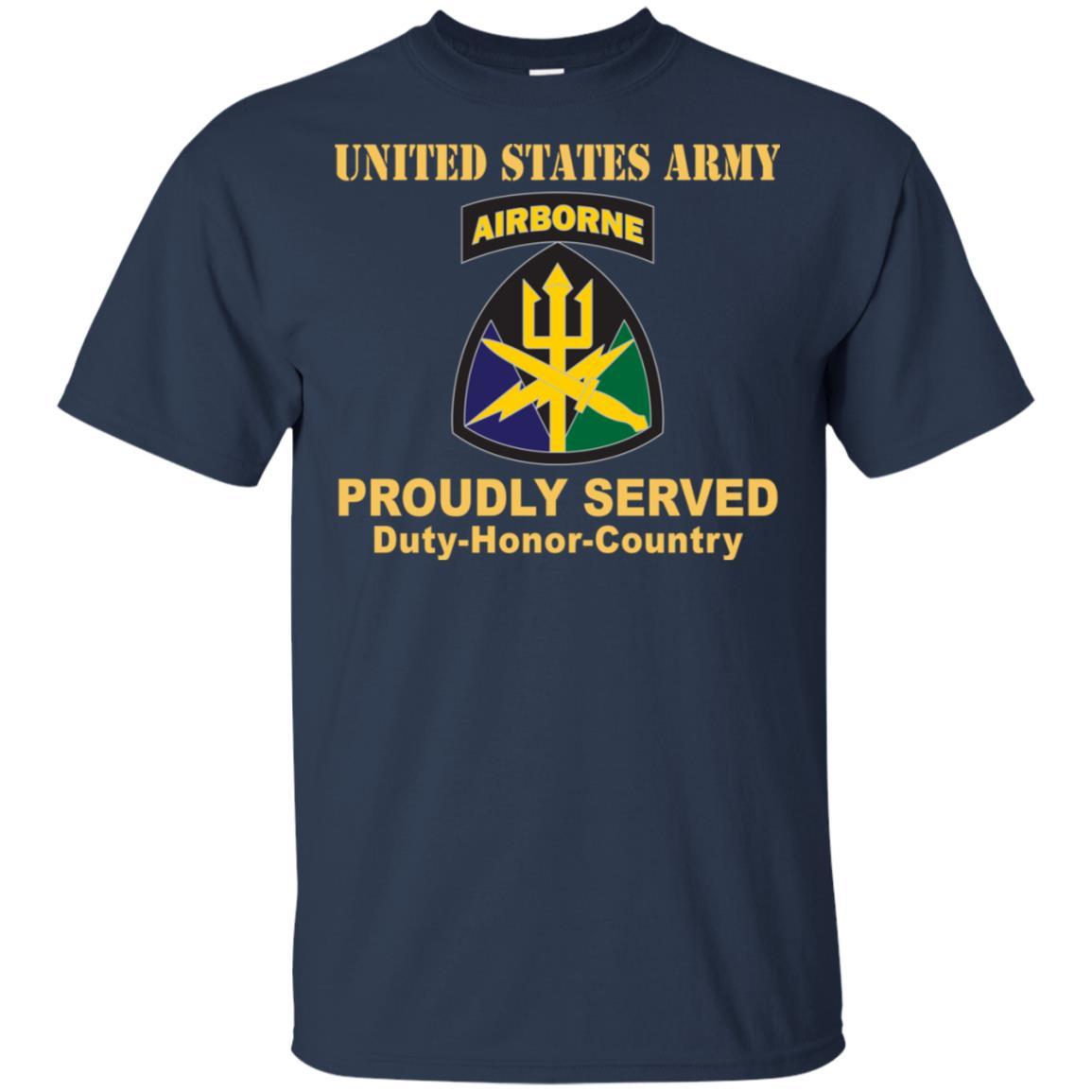 US ARMY SPECIAL OPERATIONS COMMAND JOINT FORCES- Proudly Served T-Shirt On Front For Men-TShirt-Army-Veterans Nation