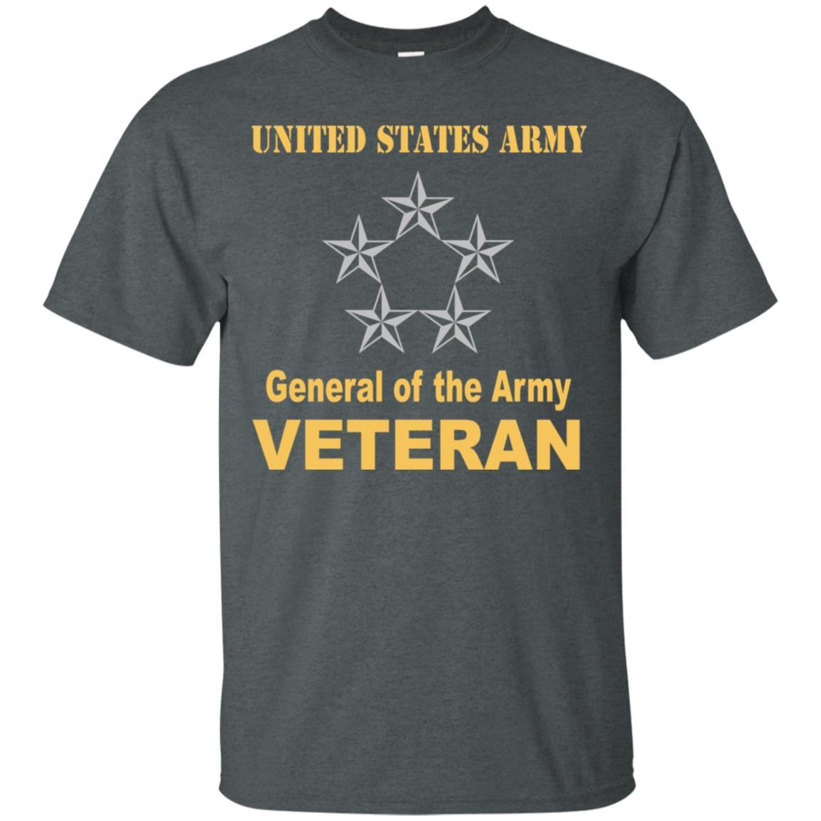 US Army O-10 General of the Army O10 GA General Officer Veteran Men T Shirt On Front-TShirt-Army-Veterans Nation