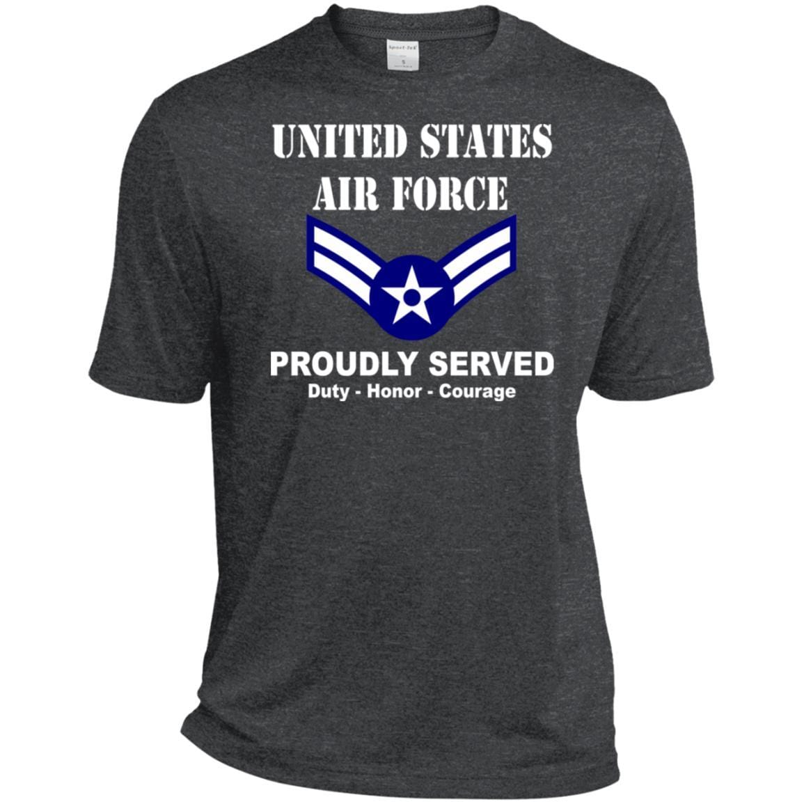 US Air Force E-3 Airman First Class A1C E3 Ranks Enlisted Airman T shirt Sport-Tek Tall Pullover Hoodie - T-Shirt-TShirt-USAF-Veterans Nation