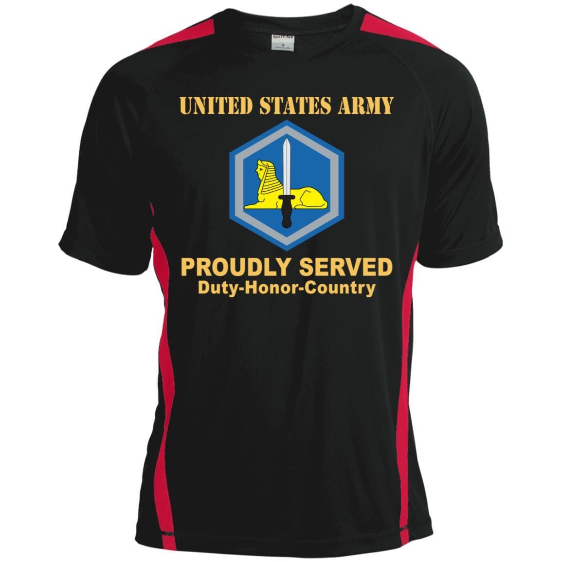 US ARMY 66TH MILITARY INTELLIGENCE BRIGADE - Proudly Served T-Shirt On Front For Men-TShirt-Army-Veterans Nation