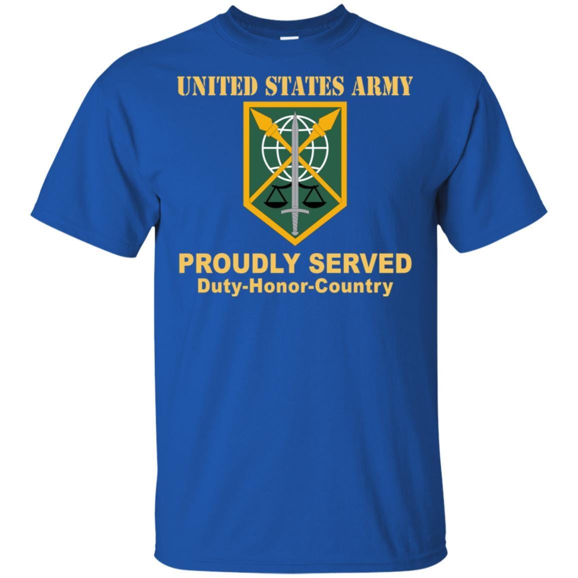 US ARMY 200 MILITARY POLICE BRIGADE- Proudly Served T-Shirt On Front For Men-TShirt-Army-Veterans Nation