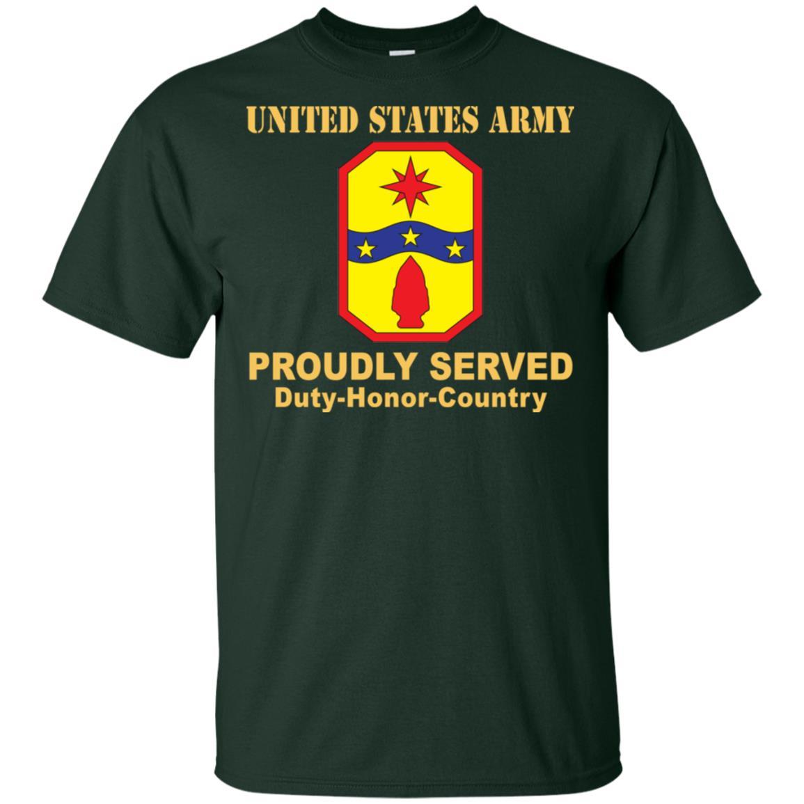 US ARMY 371ST SUSTAINMENT BRIGADE- Proudly Served T-Shirt On Front For Men-TShirt-Army-Veterans Nation
