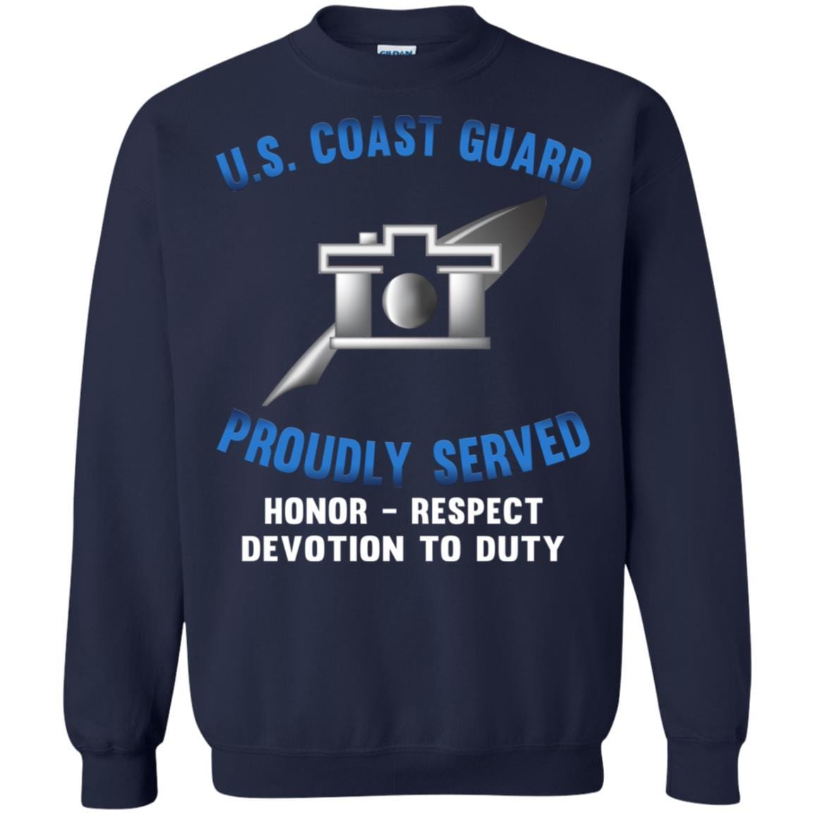 USCG PUBLIC AFFAIRS SPECIALIST PA Logo Proudly Served T-Shirt For Men On Front-TShirt-USCG-Veterans Nation