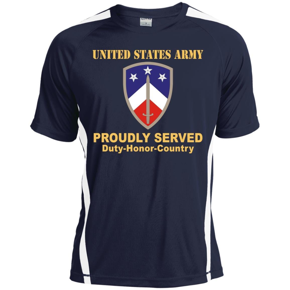 US ARMY 230 SUSTAINMENT BRIGADE- Proudly Served T-Shirt On Front For Men-TShirt-Army-Veterans Nation