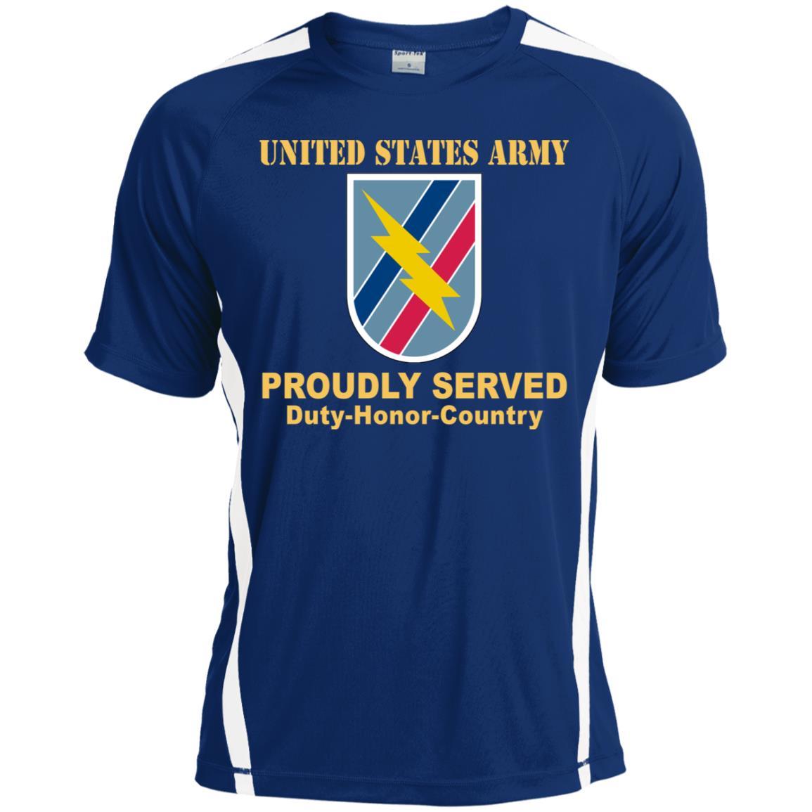 US ARMY 48TH INFANTRY BRIGADE COMBAT TEAM- Proudly Served T-Shirt On Front For Men-TShirt-Army-Veterans Nation