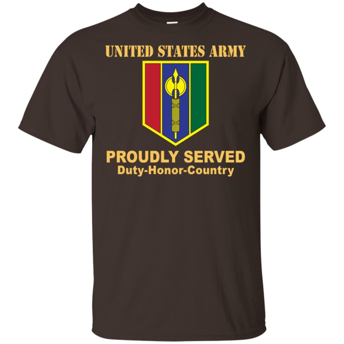 US ARMY 302 MANEUVER ENHANCEMENT BRIGADE- Proudly Served T-Shirt On Front For Men-TShirt-Army-Veterans Nation
