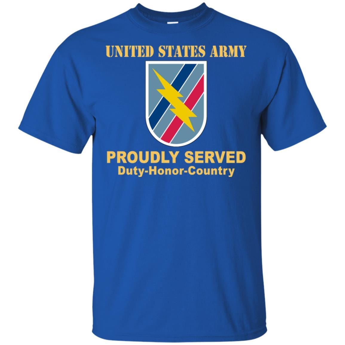 US ARMY 48TH INFANTRY BRIGADE COMBAT TEAM- Proudly Served T-Shirt On Front For Men-TShirt-Army-Veterans Nation
