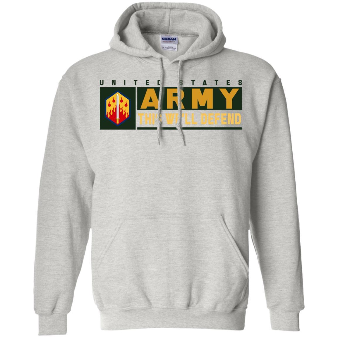 US Army 48TH CHEMICAL BRIGADE- This We'll Defend T-Shirt On Front For Men-TShirt-Army-Veterans Nation