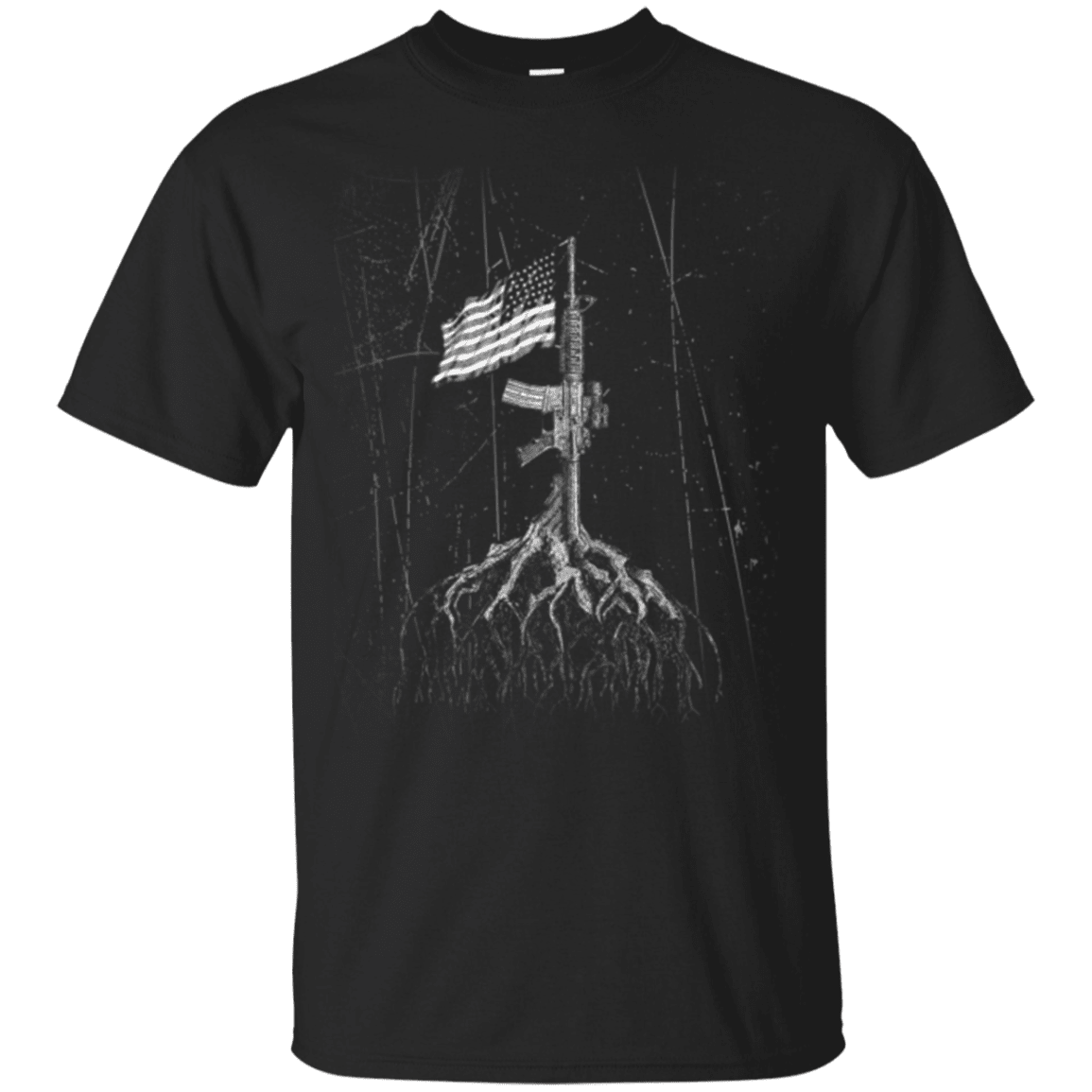 Military T-Shirt "MY ROOT IN FLAG VETERAN"-TShirt-General-Veterans Nation