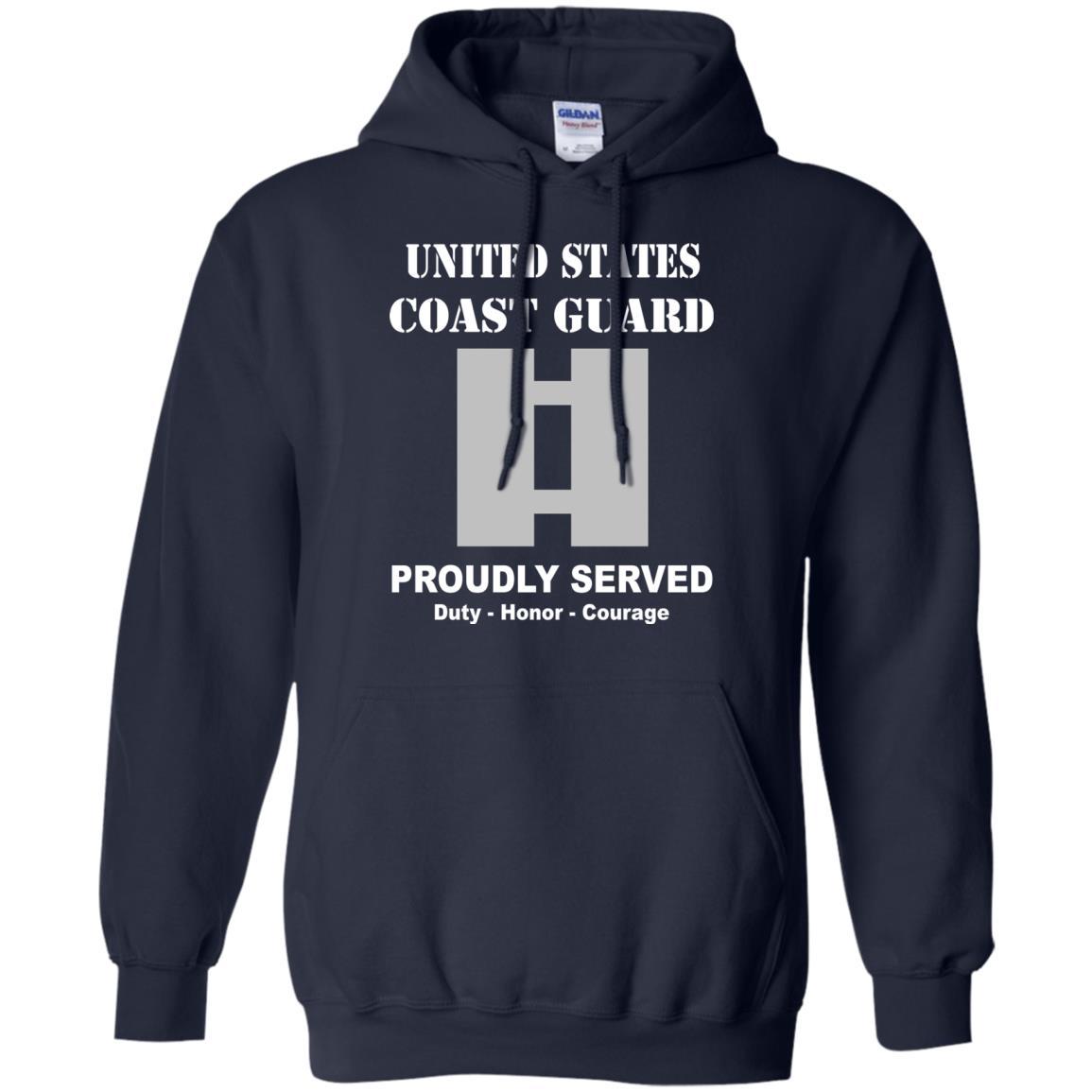 US Coast Guard O-3 Lieutenant O3 LT Junior Officer Men Front USCG T Shirt-TShirt-USCG-Veterans Nation