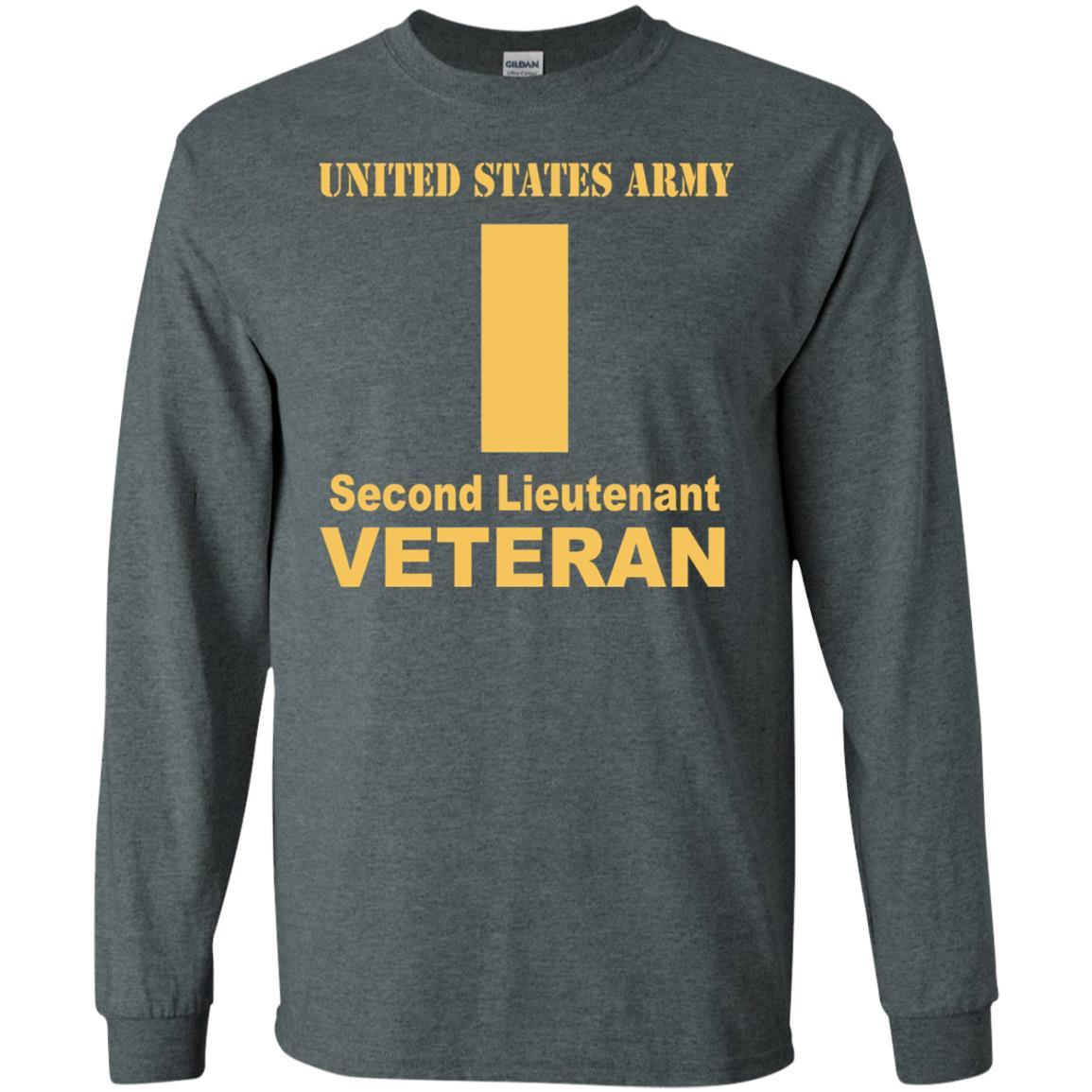 US Army O-1 Second Lieutenant O1 2LT Commissioned Officer Veteran Men T Shirt On Front-TShirt-Army-Veterans Nation